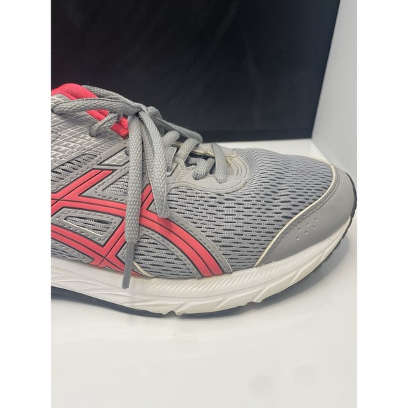 Asics Gel Contend 6 Running Shoes Womens 8.5 Grey Pink Sneakers 1012A571 - Picture 13 of 16